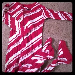 BabyGap toddler Christmas red and white pj’s 3 yrs
